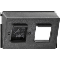 Gira Modulareinsatz AT und T 2-fach, Abdeckung Retail