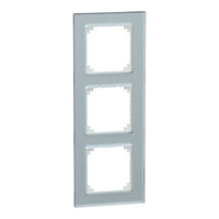 Merten Echtglasrahmen dreifach Retail