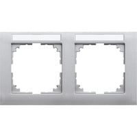 Merten Merten Rahmen 2-fach aluminium MEG4021-3660 aluminium, Retail