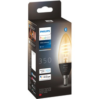 Philips HUE White Ambiance Filament E14 Kerzenform 350 lm, LED-Lampe ersetzt 30 Watt