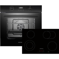 Respekta ASET7007700, Backofen-Set schwarz
