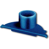 Busch-Jaeger Leitungseinführung für Rohre mit 20 Millimeter Durchmesser ohne Gewinde, Kabelführung blau, Retail