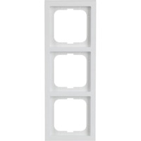 Busch-Jaeger Rahmen dreifach future linear, Plattform 63, Unterputzmontage, Kunststoff, glänzend weiß (glänzend), Retail