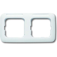 Busch-Jaeger Rahmen zwei-fach mit waagerechtem Sichtfenster weiß, Retail
