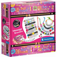 Clementoni Crazy Chic - Spruch-Armbänder, Basteln 