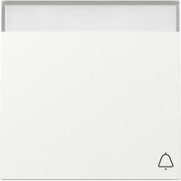 Gira Wippe mit Symbol und Beschriftungsfeld Klingel weiß, Retail