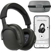 Medion Life HX-1 Plus ANC Over-Ear-Kopfhörer schwarz, Bluetooth, Feed Forward Noise Cancelling