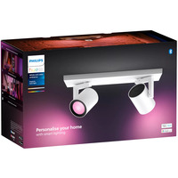 Philips Hue White & Color Ambiance Argenta 2er-Spot, LED-Leuchte weiß