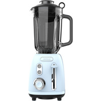 Cecotec Standmixer Power Black Titanium RetroBlue hellblau, 1.200 Watt, 1,5 Liter