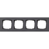 Gira Abdeckrahmen vierfach anthrazit, Retail