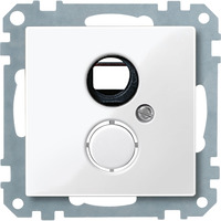 Merten Traggestell mit Zentralplatte, Befestigung/Montage weiß, Retail