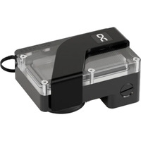 Alphacool Core DDCzero Flat Reservoir 90, Ausgleichsbehälter schwarz/transparent, mit Pumpe