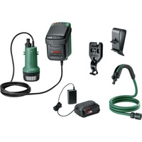Bosch Heimwerken & Garten GardenPump 18V-2000, Tauch- / Druckpumpe grün/schwarz, Li-Ionen Akku 2,5Ah, POWER FOR ALL ALLIANCE