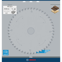 Bosch Professional PRO Construct Wood Kreissägeblatt, Ø 600mm, 40Z Bohrung 30mm, für Tischkreissägen