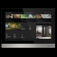Busch-Jaeger IP touch 10 Zoll LAN und Wireless Local Area Network Innenstation für Türkommunikation schwarz, Retail