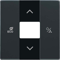 Busch-Jaeger Zentralscheibe, Rahmen anthrazit, Retail