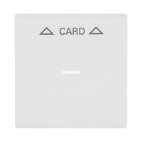 Busch-Jaeger Zentralscheibe für Schalter mit mattierter Oberfläche, Abdeckung weiß (matt), Retail