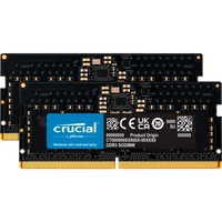 Crucial DIMM 128 GB DDR5-5600 (2x 64 GB) Dual-Kit, Arbeitsspeicher schwarz, CT2K64G56C46U5, INTEL XMP, AMD EXPO