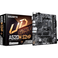 GIGABYTE A520M S2HP, Mainboard schwarz/grau