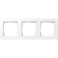 Gira Abdeckrahmen dreifach bruchsicher weiß, Retail