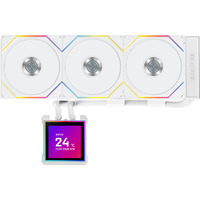 Lian Li HydroShift II LCD-S 360TL, Wasserkühlung weiß
