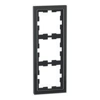 Merten Rahmen drei fach schwarz (glänzend), Retail