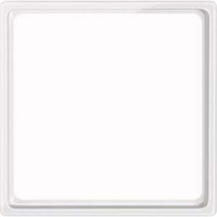 Merten Zwischenring für Kombieinsatz, glänzend, Unterputz, Kunststoff, Maße 56 x 56 x 7 mm, Abdeckung weiß (glänzend), Retail