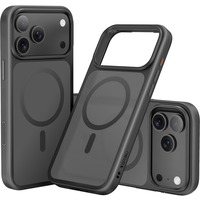 Nevox StyleShell INVISIO, Handyhülle schwarz, iPhone 17 Pro Max, kompatibel mit MagSafe