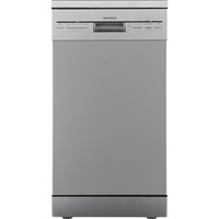 Respekta Bena GSPS45SI-12, Spülmaschine silber, 45 cm