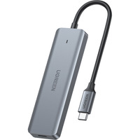 UGREEN USB-C Hub (4-Port, USB 3.0, OTG), USB-Hub grau