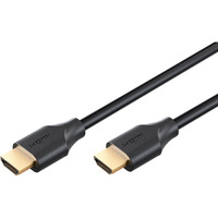 goobay Ultra96 HDMI Kabel schwarz/gold, 0,5m