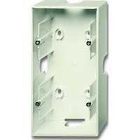 Busch-Jaeger Aufputzgehäuse 2-fach zur Aufnahme von Einsätzen weiß, Retail