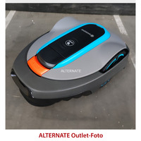 GARDENA Mähroboter smart SILENO city 600m² Set grau/türkis, Li-Ionen Akku 2,1Ah, mit smart Gateway, LONA-Technologie