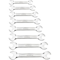 GEDORE Red Doppel-Maulschlüssel-Satz, lang, 8-teilig, Schraubenschlüssel chrom, SW 6 - 22mm