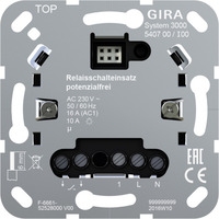 Gira Relaisschalteinsatz potenzialfrei, 1 Kanal, 230 Volt, 16 Ampere, Unterputzmontage Retail