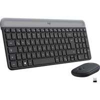 Logitech MK470 Slim Combo, Desktop-Set graphit, DE-Layout, Scissor-Switch
