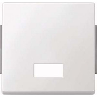 Merten Wippe mit Symbolfenster rechteckig für Kontrollschalter- und Tastereinsatz Typ 343819 weiß (glänzend), Retail