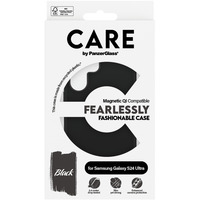 PanzerGlass Fearlessly Fashionable Case, Handyhülle schwarz, Samsung Galaxy S24 Ultra, QI-kompatibel