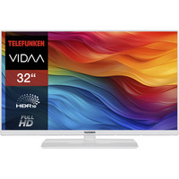Telefunken XF32VP750M-W, LED-Fernseher 80 cm (32 Zoll), weiß, FullHD, Triple Tuner, SmartTV, VIDAA Betriebssystem