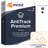 Avast AntiTrack Premium, Sicherheit-Software Deutsch, 1 Lizenz, 1 Jahr
