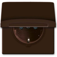 Busch-Jaeger Schutzkontakt-Steckdoseneinsatz CEE 7/3 Typ F 20 EUGKB-31-101 braun, Retail