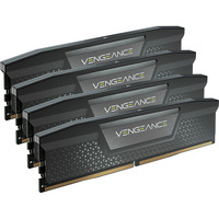 Corsair DIMM 96 GB DDR5-6400 (4x 24 GB) Quad-Kit, Arbeitsspeicher schwarz, CMK96GX5M4B6400C32, Vengeance, INTEL XMP