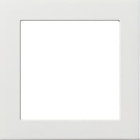 Gira Adapterrahmen mit quadratischem Ausschnitt 50 x 50 mm flach weiß (glänzend), Retail