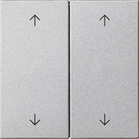 Gira Wippe zwei fach aluminium, Retail