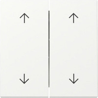 Gira Wippe zweifach mit Pfeilsymbolen weiß, Retail