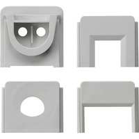 Gira Zwillingseinführung, Adapter grau, Retail