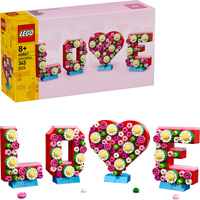 LEGO 40867 LOVE - 4 Buchstaben, Konstruktionsspielzeug 