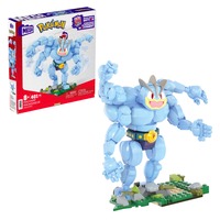 Mattel MEGA Pokémon Machomei, Konstruktionsspielzeug Bauspielzeug-Set mit einer beweglichen Figur