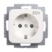 0 Steckdosen-Einsatz für elektronische Datenverarbeitung weiß, Retail
