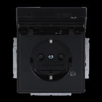 Busch-Jaeger Schutzkontakt Steckdosen Einsatz anthrazit, Retail